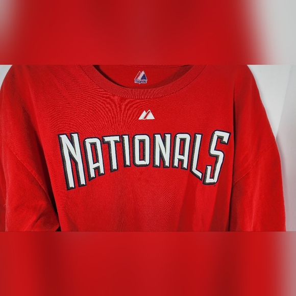 MAJESTIC WASHINGTON NATIONALS STEPHEN STRASBURG #37 ADULT XL RED - Picture 2 of 13